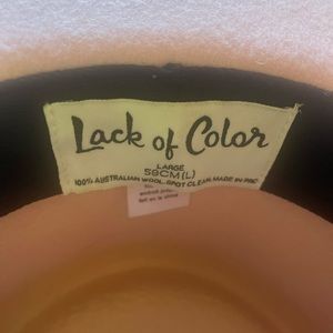 Lack of Color Stardust Rancher Western Pastel pink 100% wool ribbon szLarge 59cm